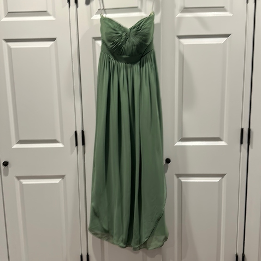 Jenny Yoo strapless chiffon dress